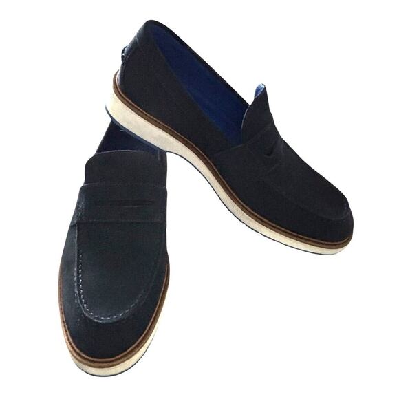 Cole Haan Osborn Grand 360 Penny Loafer Mens Size 11.5 M Style C38245 Blue - Picture 1 of 10